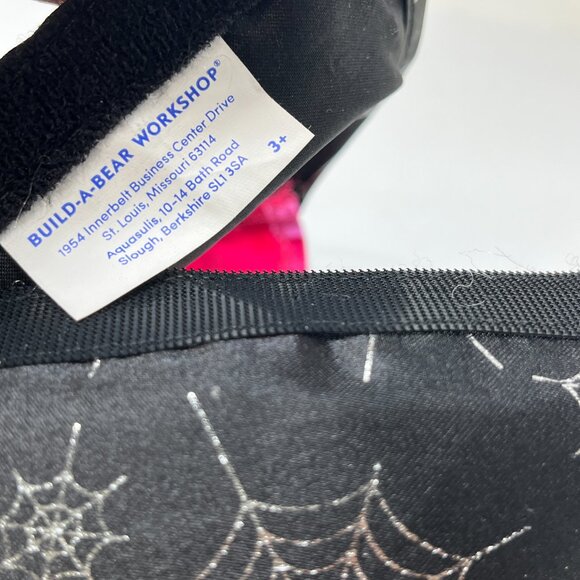 Retired 1pc Build a Bear 2017 Pink Black Witch Halloween Costume BABW Goth - Picture 3 of 5